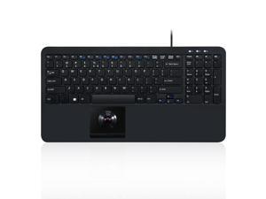 Perixx PERIBOARD-518H US, Wired USB Keyboard with Trackball - 14.88"x7.76"x1.18" Dimension - Built-in Numeric Keypad - Silent X Type Keys Perixx PERIBOARD-518H US, Wired USB Keyboard with Trackball - 14.88"x7.76"x1.18" Dimension - Built-in Numeric Keypad - Silent X Type Keys