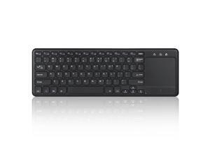 Perixx PERIBOARD-716 III Wireless 2.4GHz Keyboard with Touchpad, Silent Scissor Keys Trackpad Keyboard with Power Switch and USB Receiver, Black, US English Layout Perixx PERIBOARD-716 III Wireless 2.4GHz Keyboard with Touchpad, Silent Scissor Keys Trackpad Keyboard with Power Switch and USB Receiver, Black, US English Layout