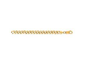 14kt 8.50" Yellow Gold 5.8mm Diamond Cut Miami Cuban Link Chain 14kt 8.50" Yellow Gold 5.8mm Diamond Cut Miami Cuban Link Chain