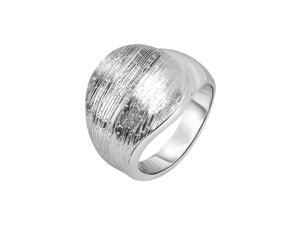 Silver with Rhodium Finish 4-16.4mm Wood Finish Fancy Graduated Ring Silver with Rhodium Finish 4-16.4mm Wood Finish Fancy Graduated Ring