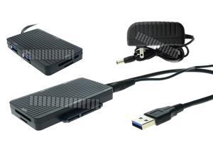 All-in-One 7+15 22 Pin SATA 3.0 Male to USB 3.0 Male Short Adapter Cable + SD TF Card Reader + 2 x USB 3.0 Hub + 12V 2A Power Adapter for 3.5 2.5 SATA 5TB Hard Disk Drive HDD Y Cable Converter OEM All-in-One 7+15 22 Pin SATA 3.0 Male to USB 3.0 Male Short Adapter Cable + SD TF Card Reader + 2 x USB 3.0 Hub + 12V 2A Power Adapter for 3.5 2.5 SATA 5TB Hard Disk Drive HDD Y Cable Converter OEM