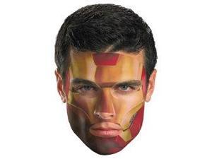 Iron Man Costume Face Tattoo Iron Man Costume Face Tattoo
