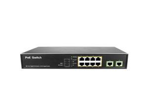 BV-Tech 10 Port Gigabit PoE+ Switch (POE-SW802G) BV-Tech 10 Port Gigabit PoE+ Switch (POE-SW802G)
