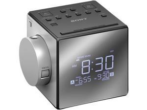 Sony ICFC1PJ Sony Clock Radio  01 W RMS  Mono  2 x Alarm  AM FM  USB  Manual Snooze