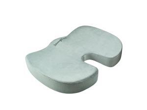 SnugPad Memory Foam Seat Cushion Silver SnugPad Memory Foam Seat Cushion Silver