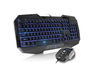 AUKEY KMG16 Mechanical GAMING Keyboard Blue Switches 104key 6-color  backlight