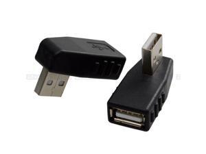 90 Degree Angled USB 2.0 Male to Female Adapter For Laptop PC left & right angled one pack of 2pcs 90 Degree Angled USB 2.0 Male to Female Adapter For Laptop PC left & right angled one pack of 2pcs