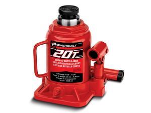 Powerbuilt 20 Ton Shorty Bottle Jack - 647504 Powerbuilt 20 Ton Shorty Bottle Jack - 647504