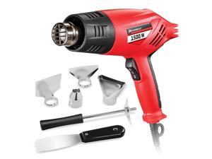 Powerbuilt 1500W Heavy Duty Heat Gun Kit - 240068 Powerbuilt 1500W Heavy Duty Heat Gun Kit - 240068