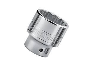 Powerbuilt 3/4" Dr. 55mm 12 Pt. Metric Socket Chrome Vanadium ANSI - 643242 Powerbuilt 3/4" Dr. 55mm 12 Pt. Metric Socket Chrome Vanadium ANSI - 643242