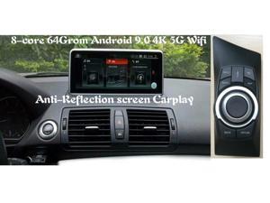 Anti-reflection screen 1920*720 Resolution 8Core DSP Carplay 4g ram 64Grom 10.25" Android10 Car Audio For BMW E81 E82 E87 E88 Stereo Media Radio Head unit Monitor GPS navigation Vedio