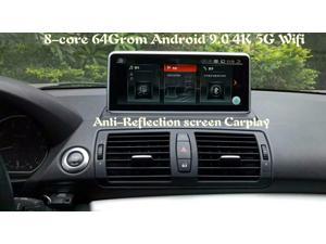Anti-reflection screen Carplay 1920*720 Resolution 8Core DSP 4G 64Grom10.25" Android10 Car Audio For BMW E81 E82 E87 E88 Stereo Media Radio Head unit Monitor GPS navigation Vedio
