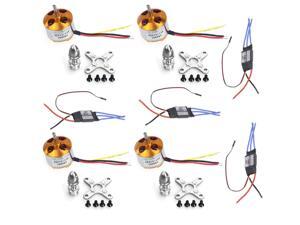 F02015-A 4Sets/lot A2212 1000KV Brushless Motor + 30A Speed Controller ESC For DIY 4 6 Axis RC Quadcopter Multirotor Aircraft F02015-A 4Sets/lot A2212 1000KV Brushless Motor + 30A Speed Controller ESC For DIY 4 6 Axis RC Quadcopter Multirotor Aircraft