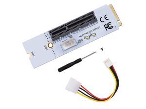 NGFF M2 to PCI-e 4X 1X Slot Riser Card M Key M.2 2260 2280 SSD Port to PCIE Adapter Converter Multiplier for BTC Miner Mining NGFF M2 to PCI-e 4X 1X Slot Riser Card M Key M.2 2260 2280 SSD Port to PCIE Adapter Converter Multiplier for BTC Miner Mining