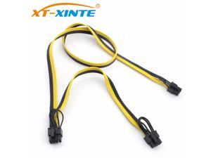 Modular PSU Power Supply Cables 8Pin to 6+2Pin Cable Graphics Card Module Line 8P to Dual 8p Splitter Ribbon Cable 18AWG 70+20cm Modular PSU Power Supply Cables 8Pin to 6+2Pin Cable Graphics Card Module Line 8P to Dual 8p Splitter Ribbon Cable 18AWG 70+20cm