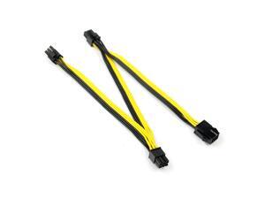 XT-XINTE PCI-E PCIe 6Pin Female to 3 6P Male PCI Express Extension Cable Power Supply 20cm for Graphics Video Card Adapter Miner XT-XINTE PCI-E PCIe 6Pin Female to 3 6P Male PCI Express Extension Cable Power Supply 20cm for Graphics Video Card Adapter Miner