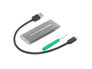 USB3.1 TO PCI-E NVNE NGFF SSD Hard Disk Case USB3.1 Type-C To NVMe M.2 HDD Enclosure(A TO C Cable Silver) USB3.1 TO PCI-E NVNE NGFF SSD Hard Disk Case USB3.1 Type-C To NVMe M.2 HDD Enclosure(A TO C Cable Silver)