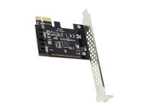 PCI-E Adapter Card PCI Express to SATA3.0 2-Port SATA III 6G Expansion Controller Card Adapter PCI-E Adapter Card PCI Express to SATA3.0 2-Port SATA III 6G Expansion Controller Card Adapter