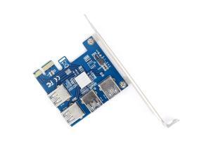 WBTUO Riser Card PCI-E USB 3.0 PCIe Port Multiplier Card PCI express PCIe 1 to 4 PCI-E to PCI-E for BTC Miner WBTUO Riser Card PCI-E USB 3.0 PCIe Port Multiplier Card PCI express PCIe 1 to 4 PCI-E to PCI-E for BTC Miner