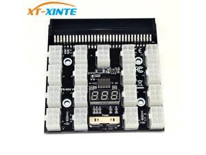 Black PCI-E 17x 6Pin Power Supply Breakout Board Adapter Converter 12V for Ethereum BTC Antminer Miner Mining HP Server PSU GPU Black PCI-E 17x 6Pin Power Supply Breakout Board Adapter Converter 12V for Ethereum BTC Antminer Miner Mining HP Server PSU GPU