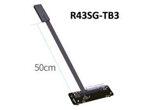 ADT-Link R43SG-TB3 PCIe x16 PCI-e x16 to TB3 Extension Cable PCI-Express Cables eGPU Adapter-50cm ADT-Link R43SG-TB3 PCIe x16 PCI-e x16 to TB3 Extension Cable PCI-Express Cables eGPU Adapter-50cm