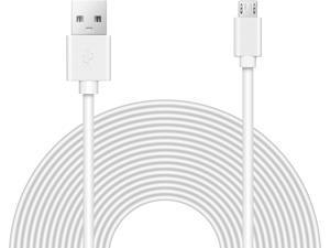 16ft Security Camera Micro USB Extension Cable Compatible Wyze Cam Pan, YI Home Camera, WhiteCamera Cable White 16ft Security Camera Micro USB Extension Cable Compatible Wyze Cam Pan, YI Home Camera, WhiteCamera Cable White