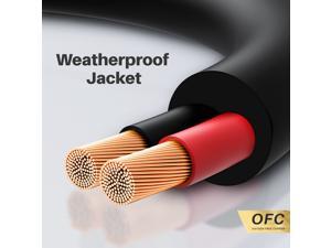 16 AWG Outdoor Direct Burial Speaker Wire, GearIT Pro Series 16 Gauge OFC (500 Feet / 152 Meters) Oxygen Free Copper Cable UL CL3 Rated for Outdoor and In-Wall Installation, Black 16 AWG Outdoor Direct Burial Speaker Wire, GearIT Pro Series 16 Gauge OFC (500 Feet / 152 Meters) Oxygen Free Copper Cable UL CL3 Rated for Outdoor and In-Wall Installation, Black