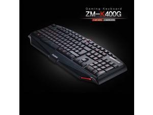 ZALMAN Gaming Keyboard ZM-K400G /7 HotKeys/5 Macro Keys/USB Type (EN/KR Version)