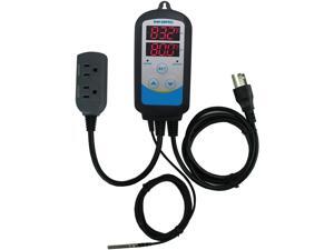 Inkbird Digital Temperature Controller 12 Different Periods of Time for Mason Jar Incubator Winemaking Refrigerator Fridge Reptile ITC-310T-B