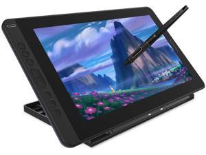 Huion Kamvas 13 Pen Display 2-in-1 Graphics Drawing Tablet with Screen Full-Laminated, Battery-Free Tilt Function 8192 Pen Pressure and 8 Shortcut Keys, Stand Included, Purple