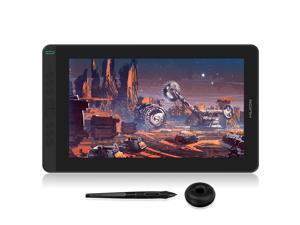 Huion Kamvas 13 Graphics Drawing Monitor 2-in-1 Pen Display & Drawing Tablet Screen Full-Laminated Tilt Function Battery-Free Stylus, 8192 Pen Pressure and 8 Shortcut Keys, Black