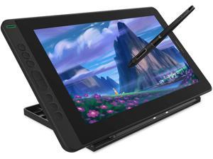 Huion Kamvas 13 Pen Display 2-in-1 Graphics Drawing Tablet with Screen Full-Laminated, Battery-Free Tilt Function 8192 Pen Pressure and 8 Shortcut Keys, Stand Included, Black Huion Kamvas 13 Pen Display 2-in-1 Graphics Drawing Tablet with Screen Full-Laminated, Battery-Free Tilt Function 8192 Pen Pressure and 8 Shortcut Keys, Stand Included, Black