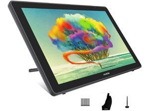 HUION 2020 Kamvas 22 Graphic Drawing Monitor Pen Display Drawing Tablet Screen Tilt Function 8192 Battery-Free Stylus, Come with Glove, Adjustable Stand-21.5 Inch