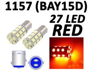 IG Tuning 1157 BAY15D 2357 7528 27-SMD 5050 LED Turn Signal Light Side Marker Dome License Plate Reverse Bulbs (Red) IG Tuning 1157 BAY15D 2357 7528 27-SMD 5050 LED Turn Signal Light Side Marker Dome License Plate Reverse Bulbs (Red)
