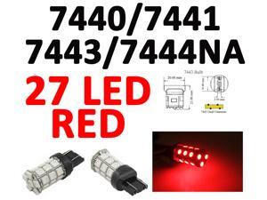 IG Tuning 27-SMD Red 7440 7441 7443 7444 992A T20 LED Replacement Bulbs Reverse Light, Turn Signal Light, Corner Light, Stop Light, Parking Light, Side Marker Light, Tail Light, and Backup Lights 12V IG Tuning 27-SMD Red 7440 7441 7443 7444 992A T20 LED Replacement Bulbs Reverse Light, Turn Signal Light, Corner Light, Stop Light, Parking Light, Side Marker Light, Tail Light, and Backup Lights 12V