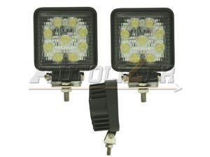 4PCS Spot Square 27W LED Work Light OffRoad Tractor Hackhoe CAT Forklift Trailer by Autolizer 4PCS Spot Square 27W LED Work Light OffRoad Tractor Hackhoe CAT Forklift Trailer by Autolizer