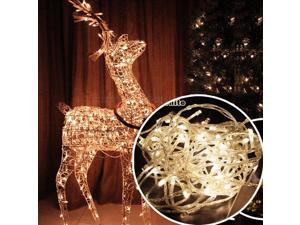 Warm White - 100 LED Fairy String Lights Lamp for Christmas Tree Holiday Wedding Party Xmas Decoration Halloween Showcase Displays Restaurant or Bar and Home Garden Warm White - 100 LED Fairy String Lights Lamp for Christmas Tree Holiday Wedding Party Xmas Decoration Halloween Showcase Displays Restaurant or Bar and Home Garden