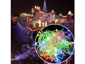 Multi-Color RGB - 100 LED Fairy String Lights Lamp for Christmas Tree Holiday Wedding Party Xmas Decoration Halloween Showcase Displays Restaurant or Bar and Home Garden Multi-Color RGB - 100 LED Fairy String Lights Lamp for Christmas Tree Holiday Wedding Party Xmas Decoration Halloween Showcase Displays Restaurant or Bar and Home Garden