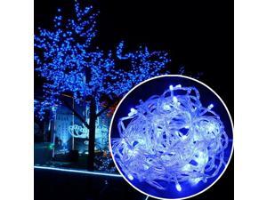 Blue - 100 LED Fairy String Lights Lamp for Christmas Tree Holiday Wedding Party Xmas Decoration Halloween Showcase Displays Restaurant or Bar and Home Garden Blue - 100 LED Fairy String Lights Lamp for Christmas Tree Holiday Wedding Party Xmas Decoration Halloween Showcase Displays Restaurant or Bar and Home Garden