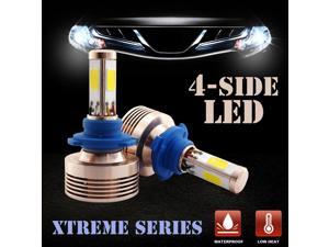 Autolizer 9006 / 9012 / HB4 120W 4-Sided LED Headlight Bulbs Conversion Kit - 6000K Diamond White Autolizer 9006 / 9012 / HB4 120W 4-Sided LED Headlight Bulbs Conversion Kit - 6000K Diamond White