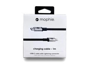 Mophie 1M MFi USB-C to Lightning Silver Fast Charge Cable