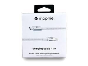 Mophie 1M MFi USB-C to Lightning White Fast Charge Cable