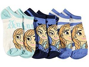 Disney Frozen Socks Size 6-8 Anna Stripe 3-Pack Disney Frozen Socks Size 6-8 Anna Stripe 3-Pack