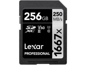 Lexar Professional 1667x 256GB SDXC UHS-II/U3 Card (LSD256CBNA1667)