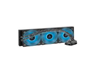 ARCTIC Liquid Freezer II 420 RGB - Multi-Compatible All-in-one CPU RGB AIO Water Cooler, Black ACFRE00110A
