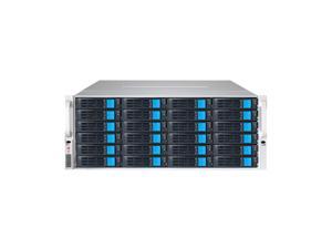 Sans Digital EM436L12DT EliteNAS 4U 36Bay 2x10G Base-T 12G HW RAID 6 NAS + iSCSI Rackmount Server
