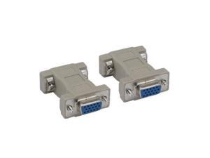 Kentek HD15 15 Pin Female to Female F/F VGA SVGA Port Adapter Gender Changer Coupler Converter Molded Kentek HD15 15 Pin Female to Female F/F VGA SVGA Port Adapter Gender Changer Coupler Converter Molded