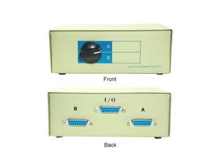 Kentek USB Type A to B 2Way Manual Data Switch Box Push Button IO AB Port PC MAC 