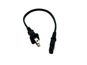 Kentek 1 Feet FT AC 2-prong Lead for Audiovox Coby Apex DVD Player Power Cord Cable Kentek 1 Feet FT AC 2-prong Lead for Audiovox Coby Apex DVD Player Power Cord Cable