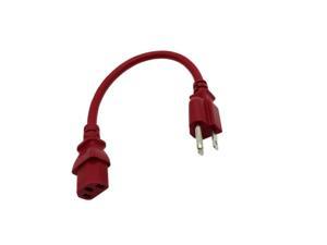 Kentek 1 FT Red AC Power Cable Cord For HISENSE TV LTDN42V77US LTDN46V86US